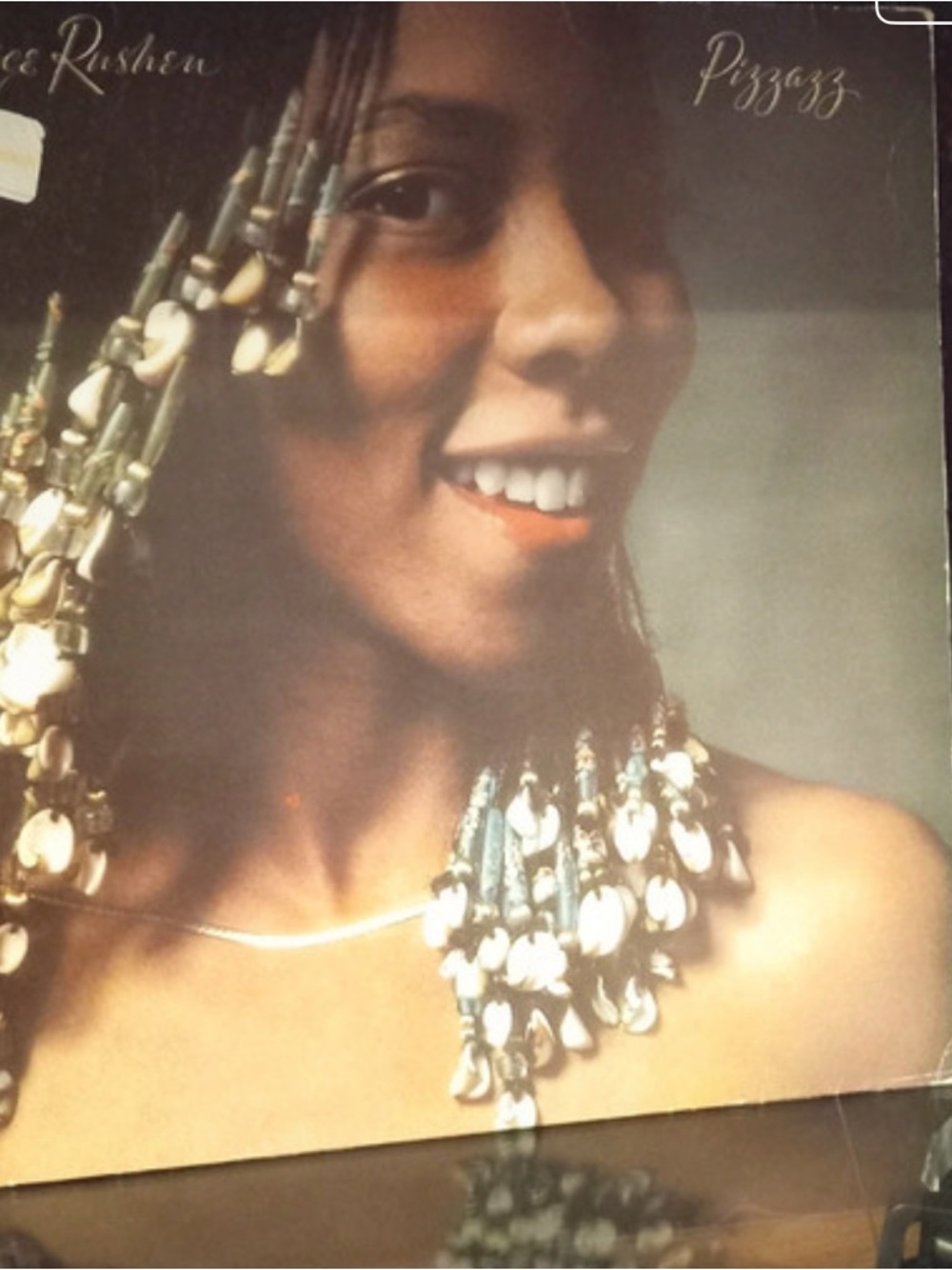 Pizzazz Vinyl Record by Grace Rushen - Cream & Brown Cover Art